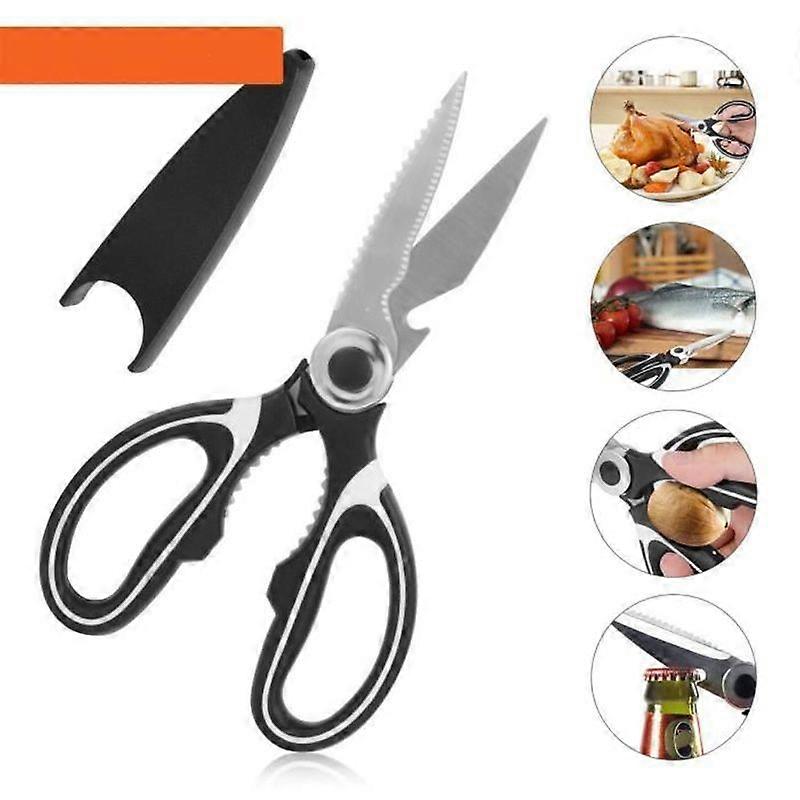 New Heavy Duty Kitchen ScissorsMulti-Function Serving Scissors for Chicken Poultry Fish Meat Vegetables