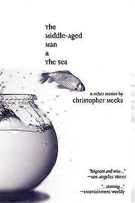 De man van middelbare leeftijd en de zee