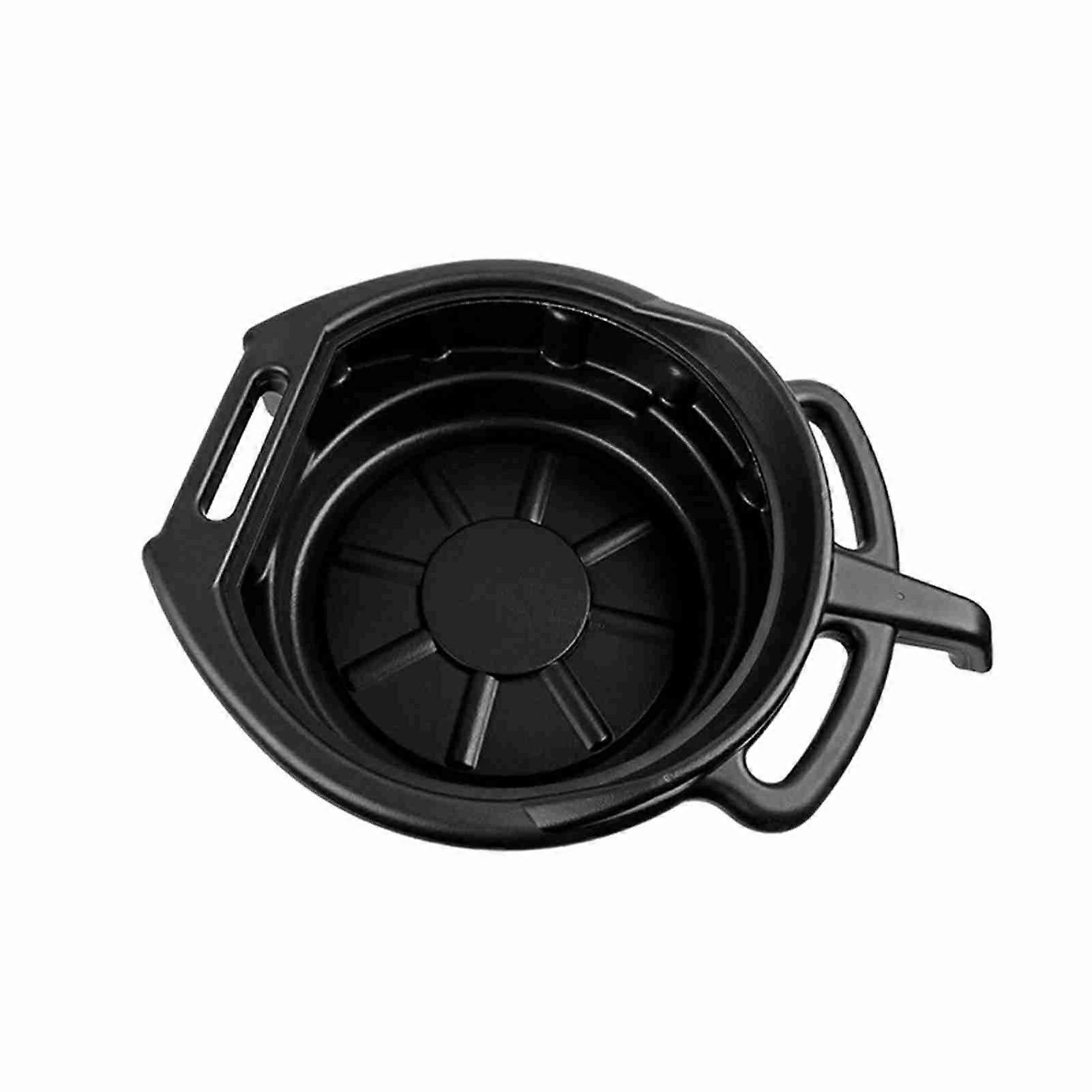 Oil Drain Pan Waste Engine Oil Collector Oil Drip Tray with 3 Handles Car Maintenance and Repairing Oil Collect Basin MK4580