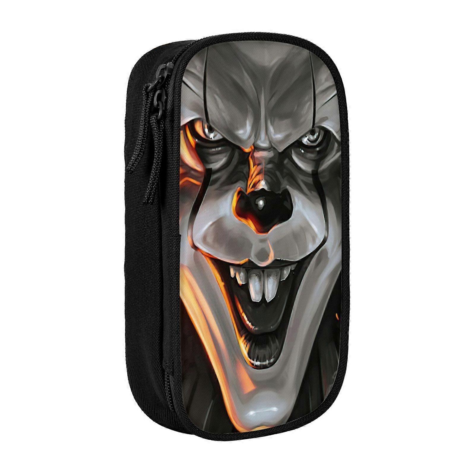 a153 Pennywise حقيبة قلم رصاص ذات سعة كبيرة مقاومة للماء ودائمة حقيبة قلم رصاص مقلمة سستة منظم BoxxBD1360