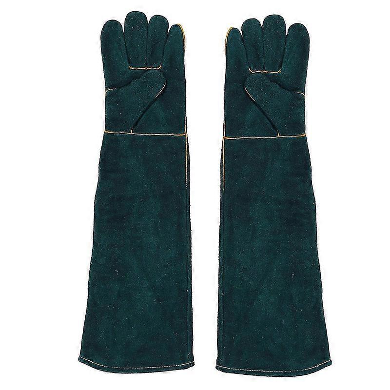 Animal Handling AntiBite Gloves Dog Training ScratchProof Gloves for Reptile Snakes(L )