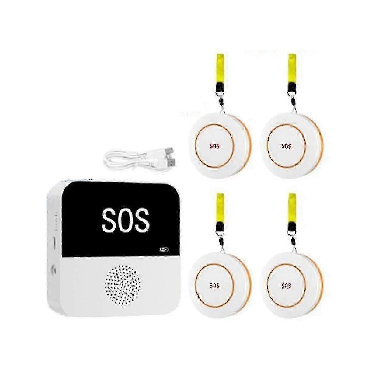 2024 年新しいワイヤレス Wifi 高齢者介護者ポケットベル Sos コール ボタン 緊急 Sos アラート システム 高齢者 Patien Fast