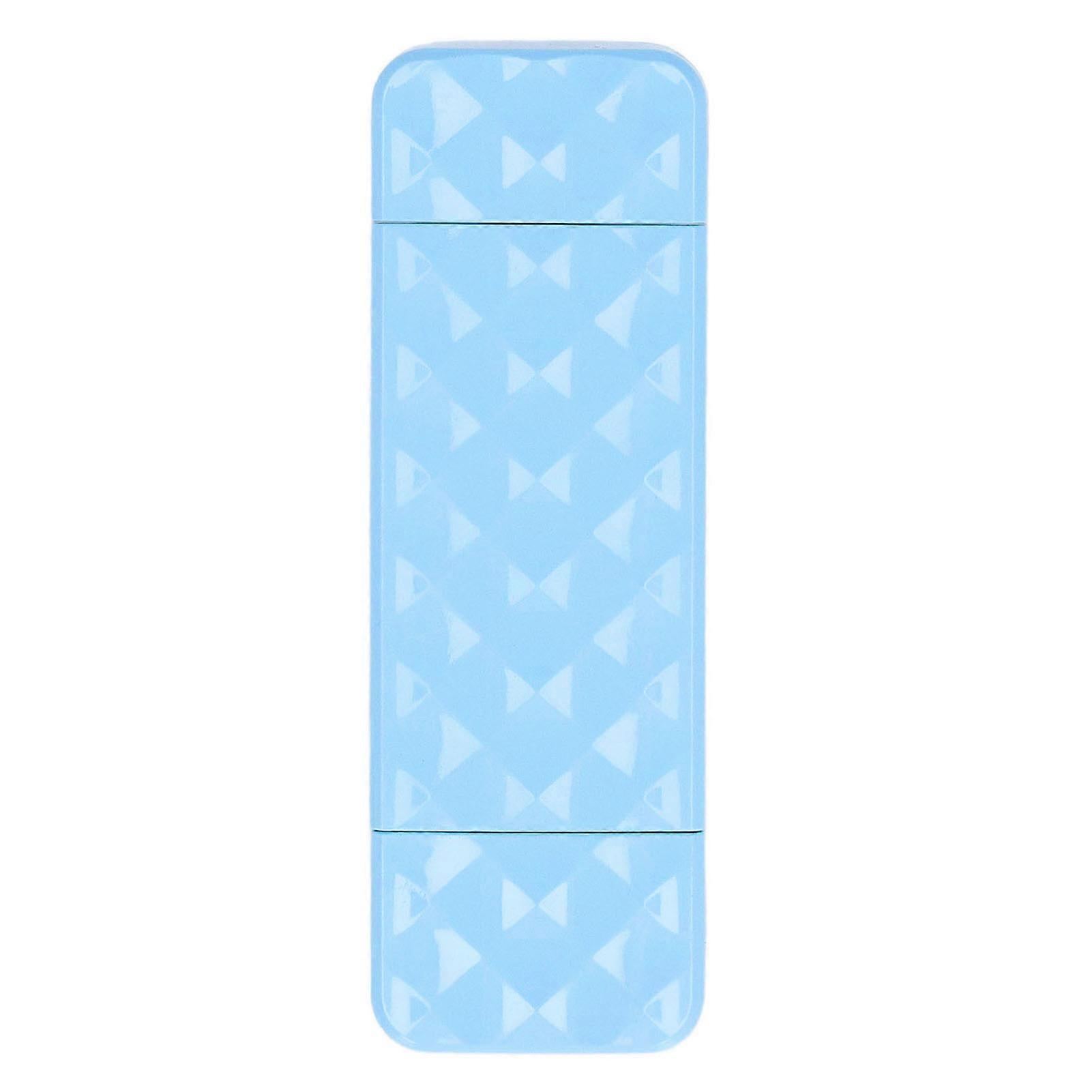 Clip On LED Light USB Rechargeable 3 Color Modes Foldable Book Lamp for Repair Reading Jewelry Inspection Blue