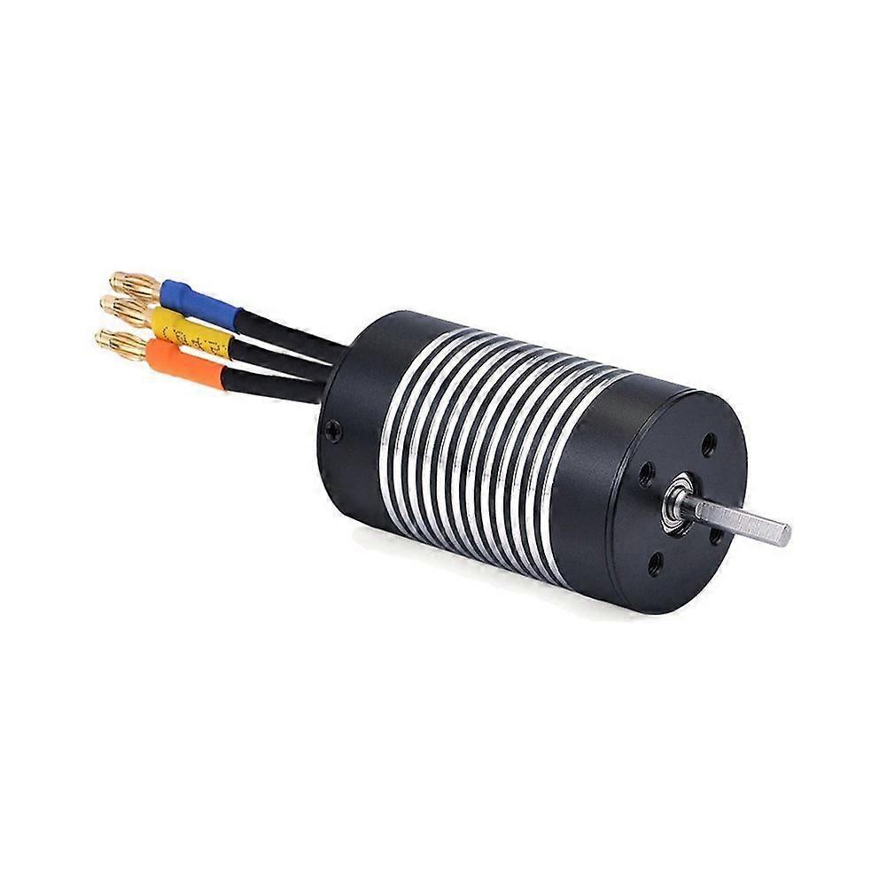 3650 Internal Rotation 4 Pole Non-Inductive Brushless Motor Axle Diameter 3.175mm 1/10 1/12 RC Auto