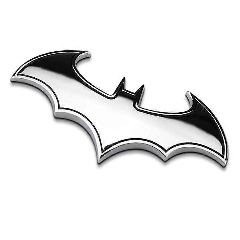 1PC 3D Bat Shape Car Stickers Cool Metal Car Logo Emblem Sticker Decal Motorcycle Automobiles Car Styling Accessories