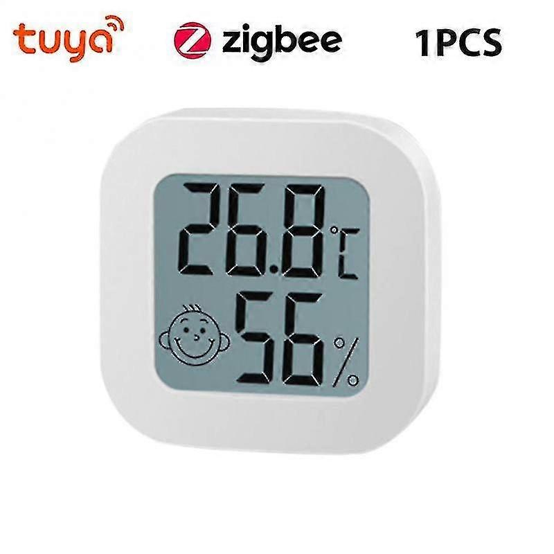 Tuya Zigbee temperature and humidity sensor wireless hygrometer thermometer detector support