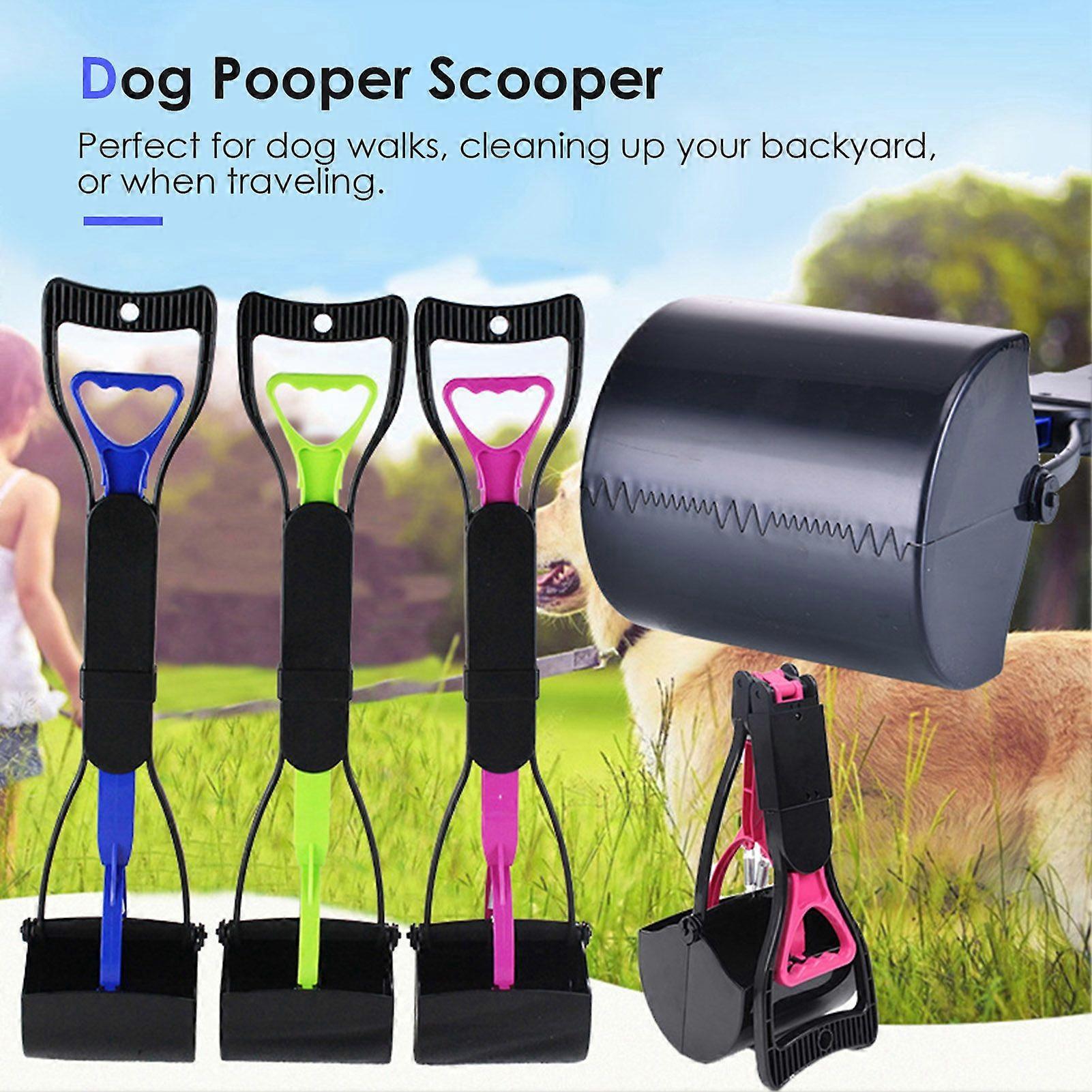 Long Handle Portable Pet Pooper Scoopers Dog Clip Pooper Extension Cat and Dog Out Picker Scoop Cleaning