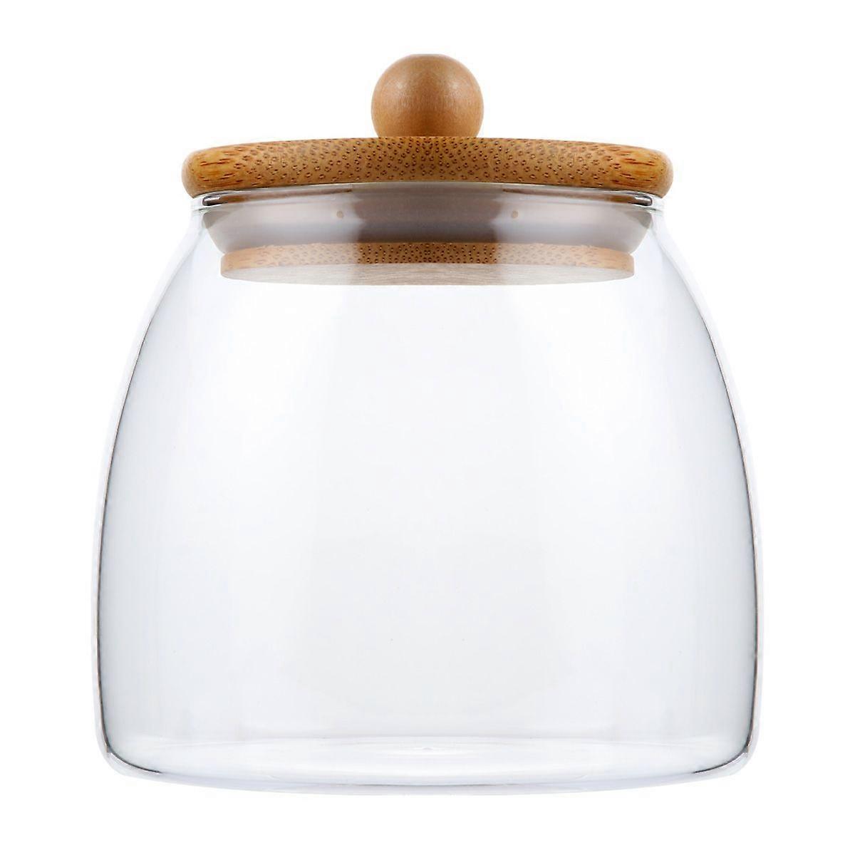 1Pc Transparent Storage Pot Pratical Sealed Storage Container Empty Storage Jar