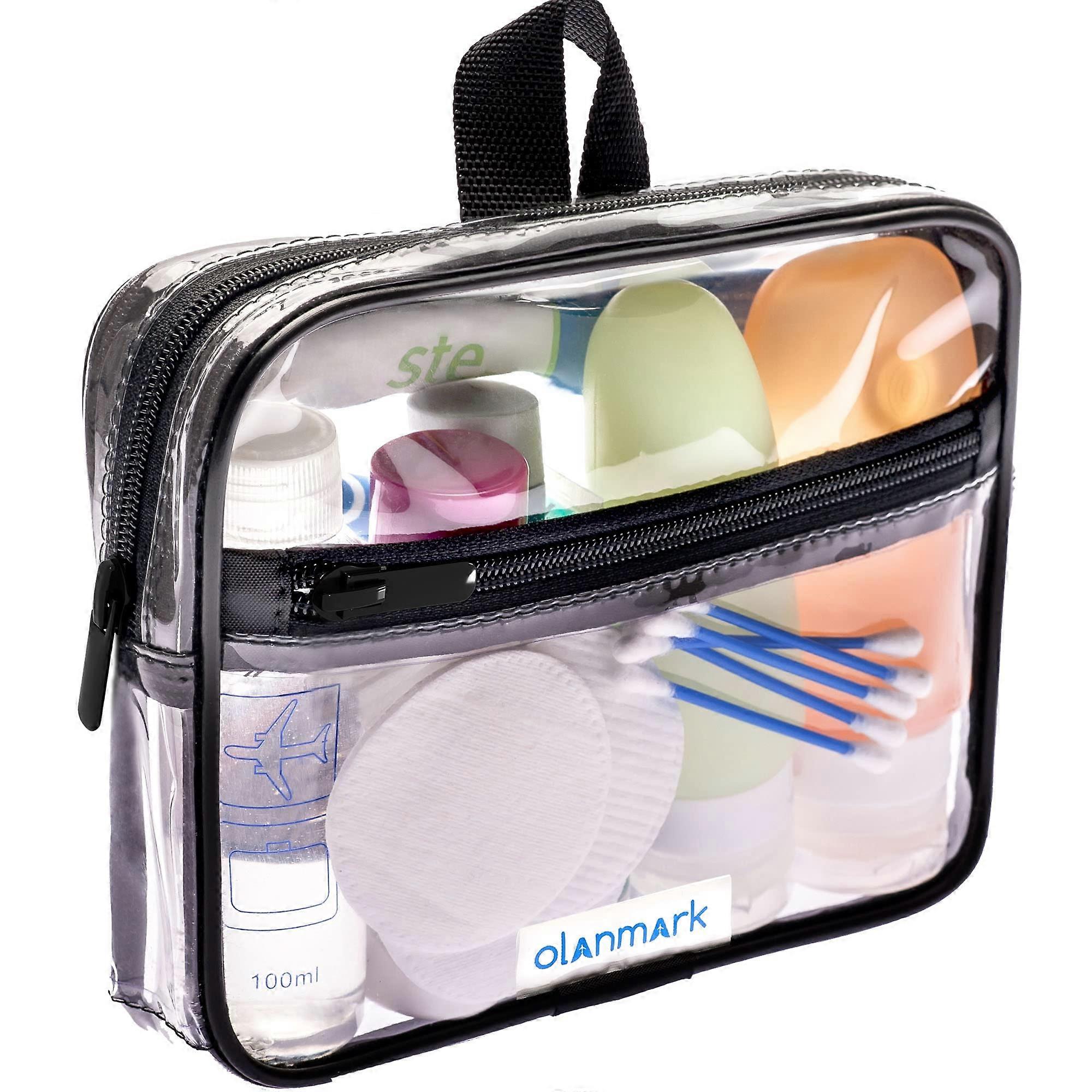 TSA Approved Clear Toiletry Bag for Carry-on Liquids