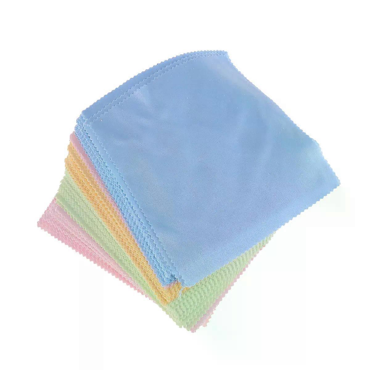 100 Pcs Eyeglass Cleaner Screen Cleaning Cloths for Microfiber Disposable Small Glasses Eyeglasses Lens
