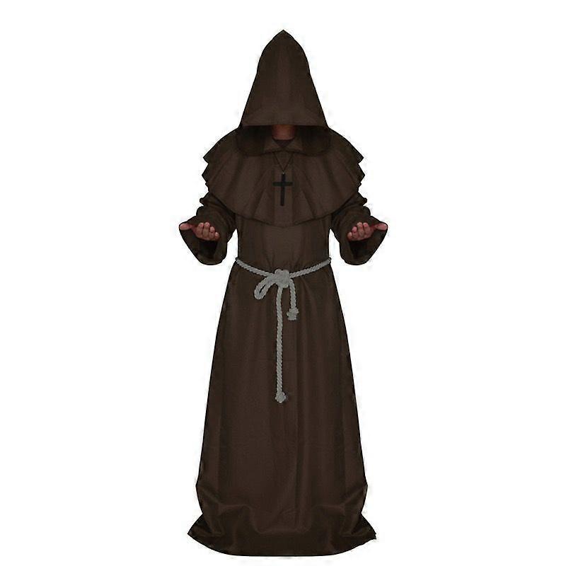 Auburn# Cosplay Adult Halloween Funny Stage Performance Role-playing Full Cape And Hood Style Optional Performance Clothing