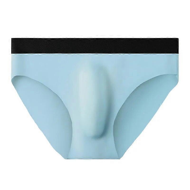 Men Ice Silk Seamless Breathable Ultra-thin Triangle Pants Summer Soft Comfortable Underwear Trouser