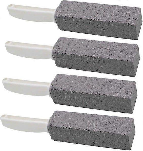 Versatile Eco-Friendly Pumice Stone for Cleaning Toilets, Tiles, Grills, and More - Extended Handle for Easy Use