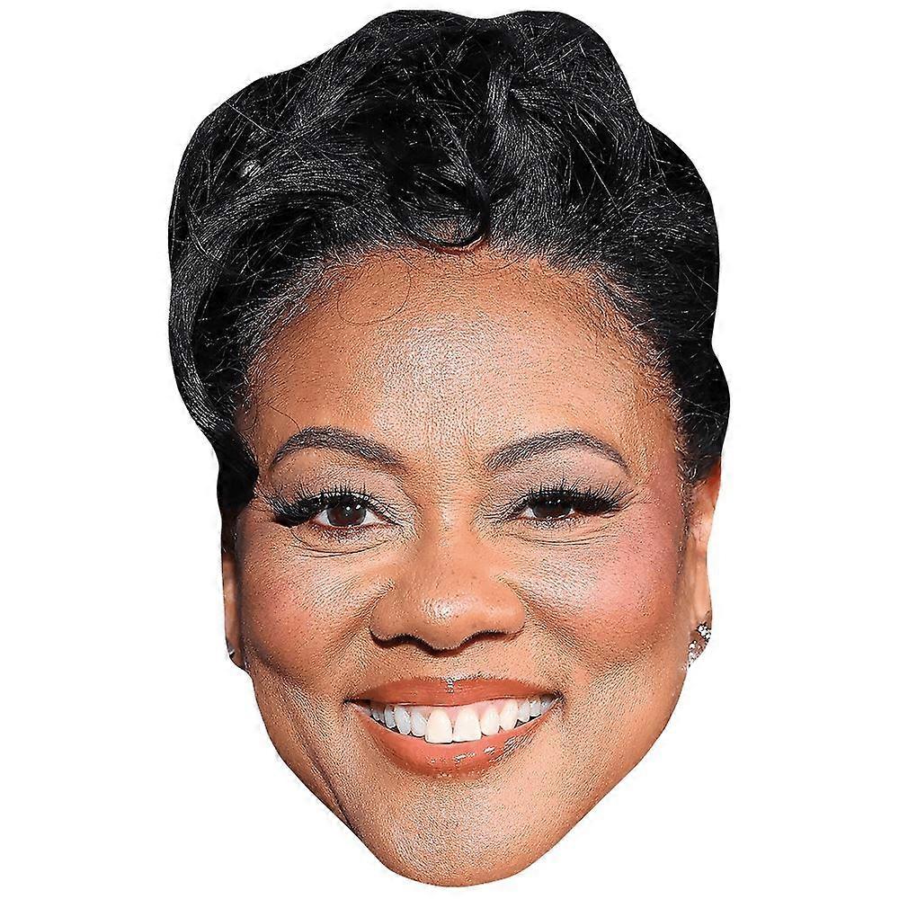 Lela Rochon (Smile) Celebrity Mask, Flat Card Face