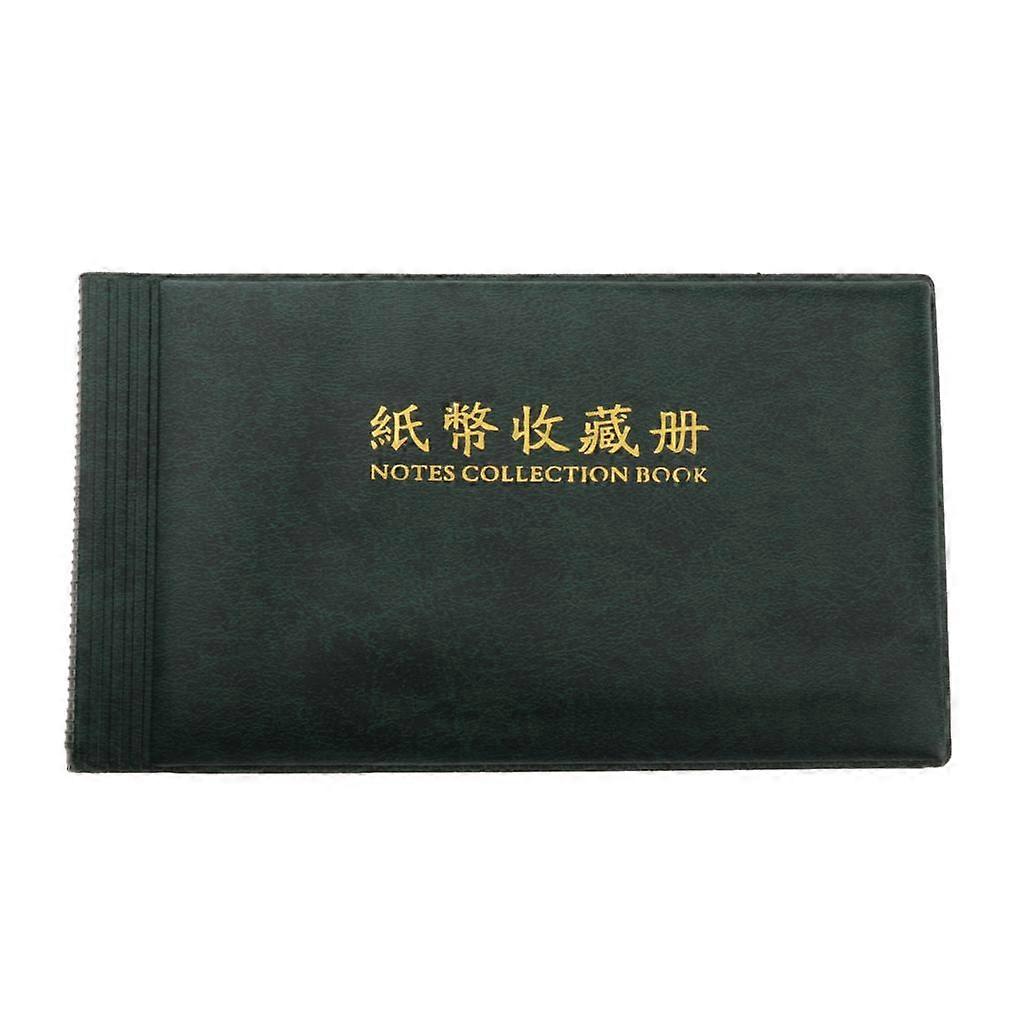 40 Pockets Collection Album Leather Bill Notes