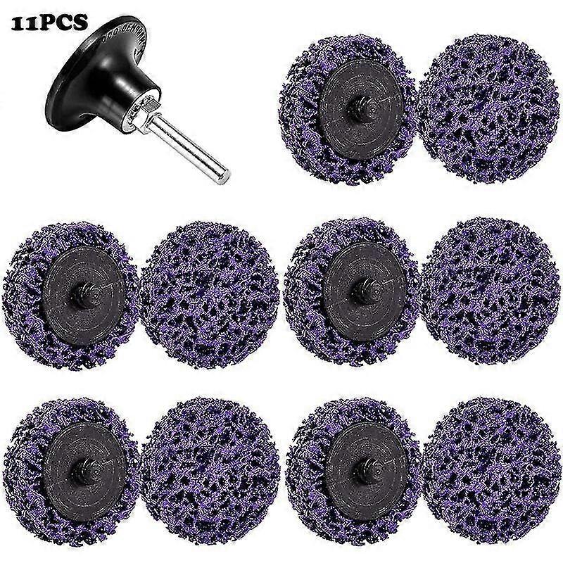 Quick Change Discs Sanding Disc with Locking Roller Holder Changing Surface for Paint and Rust Removal from Grinder Surface