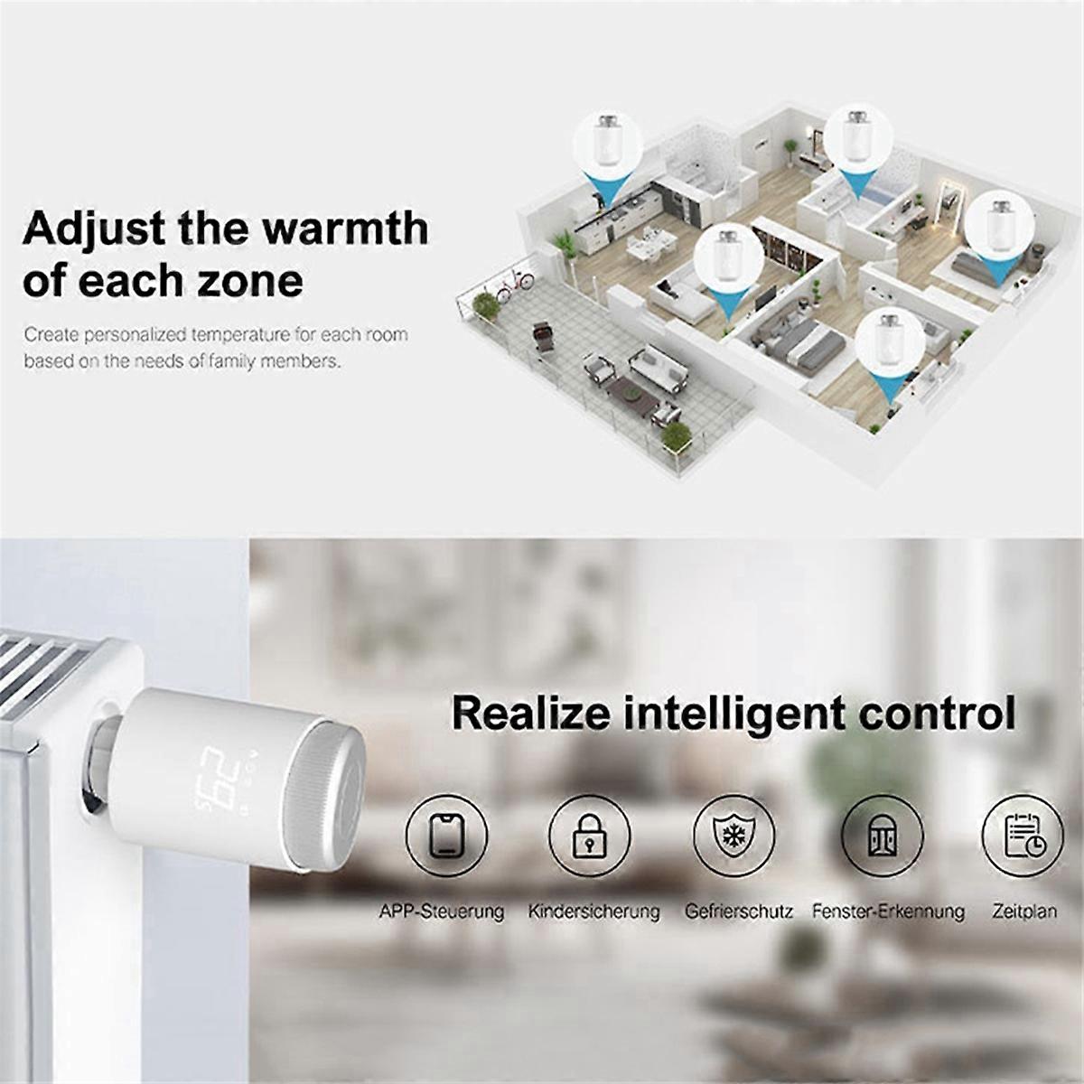 Tuya ZigBee Smart Thermostatic Valve Heating Controller