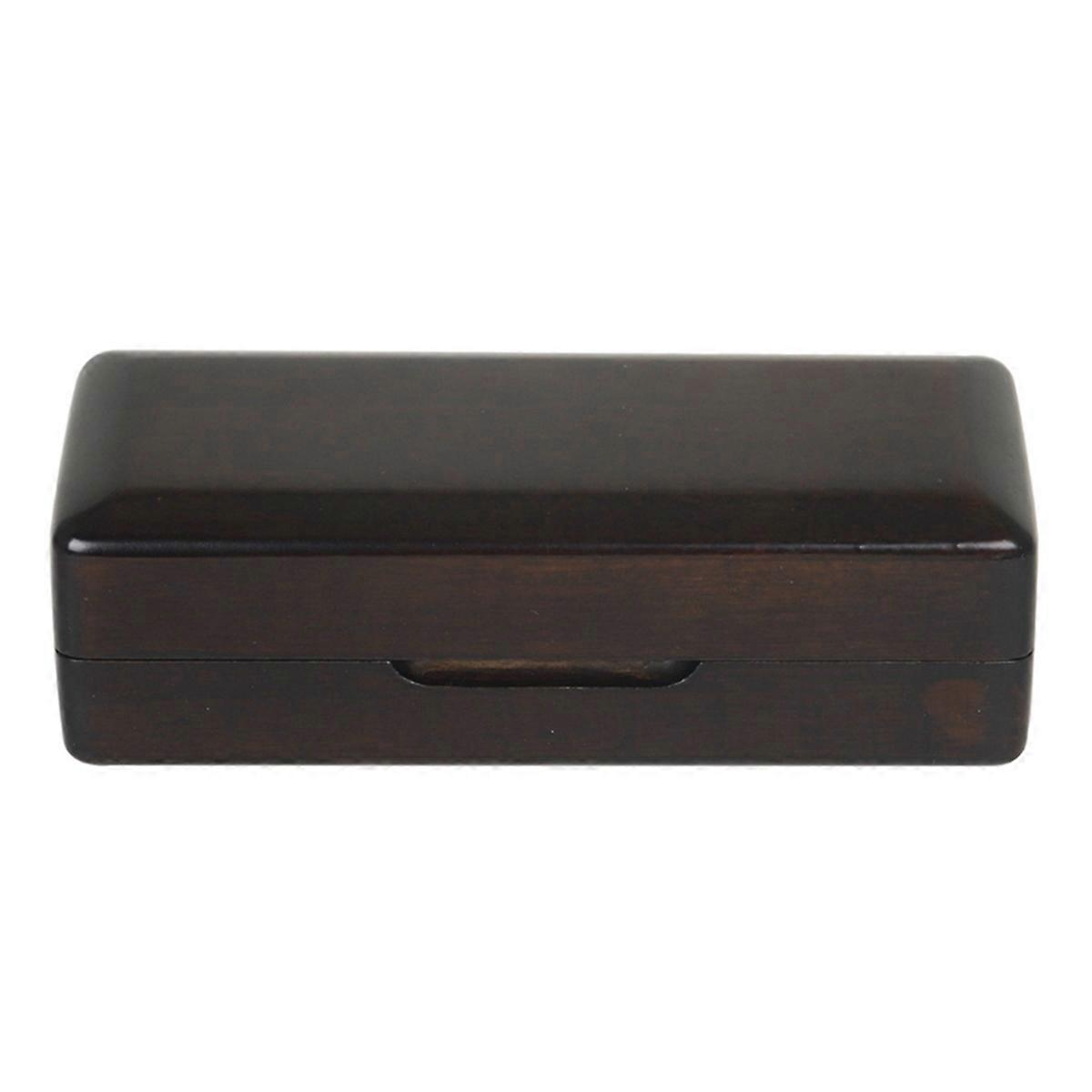 Wood Saxophone Mouthpiece Storage Box Sax Head Anti-Pressure
