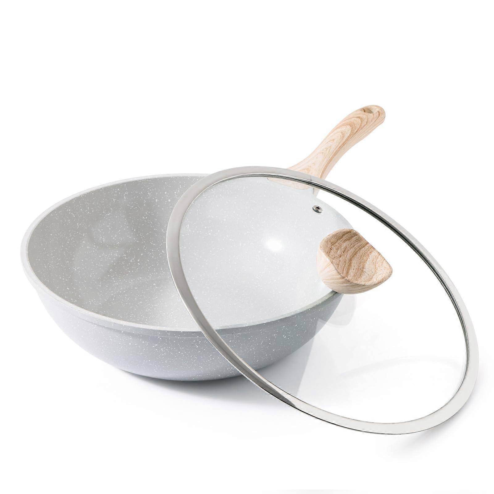 12 Inch Nonstick Wok Pan for Cooking and Stir-fry