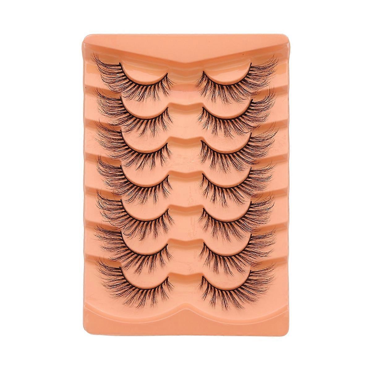 3DMAO-07 7 pairs Eyelashes Band Fairy Lashes Extension