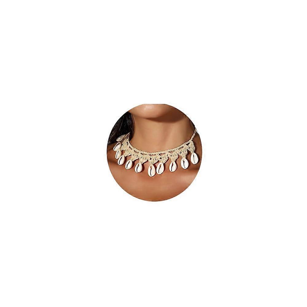Boho Cowre Shell Cise necklace