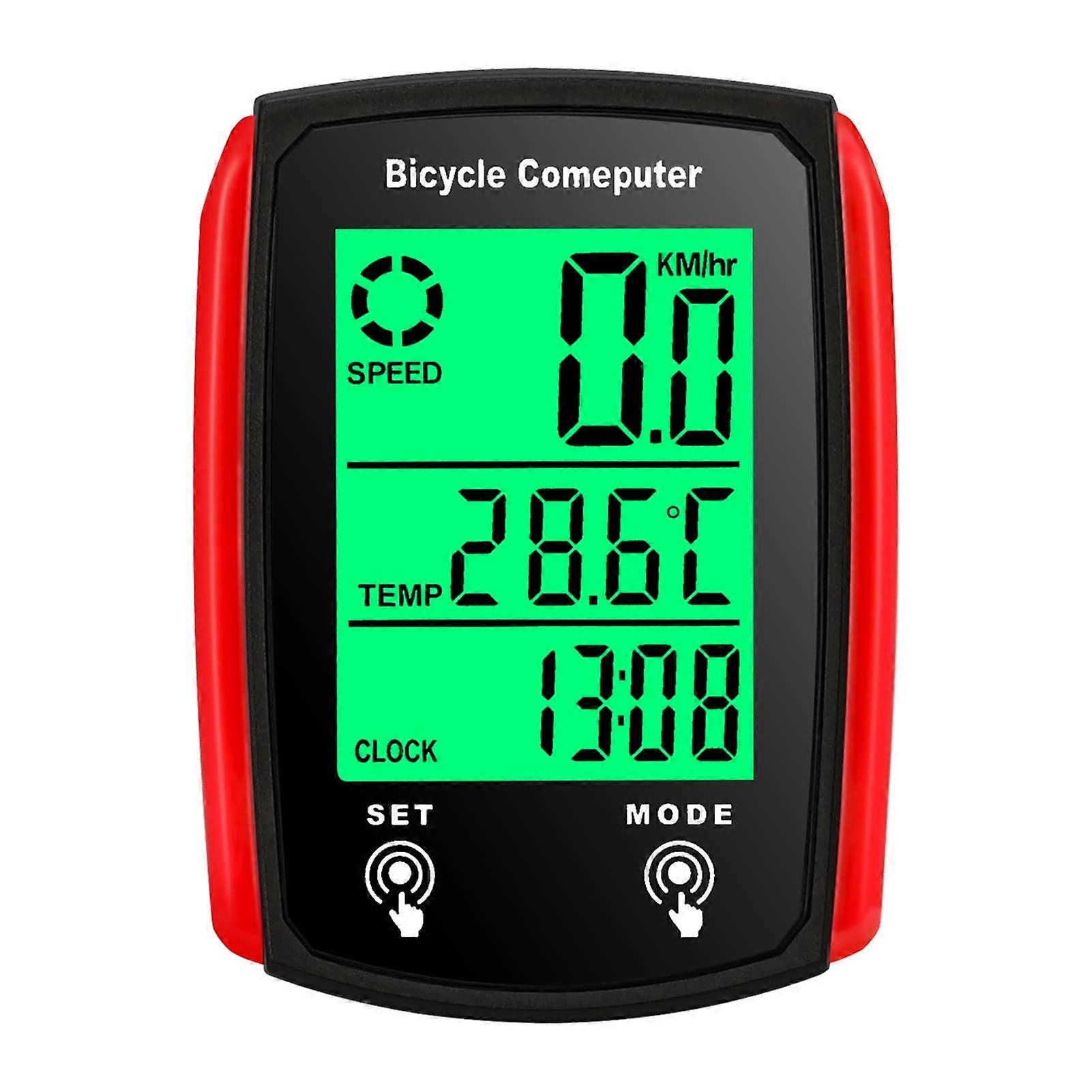 Wired bicycle meter 19 functions bicycle children's speedometer odometer bicycle meter backlight