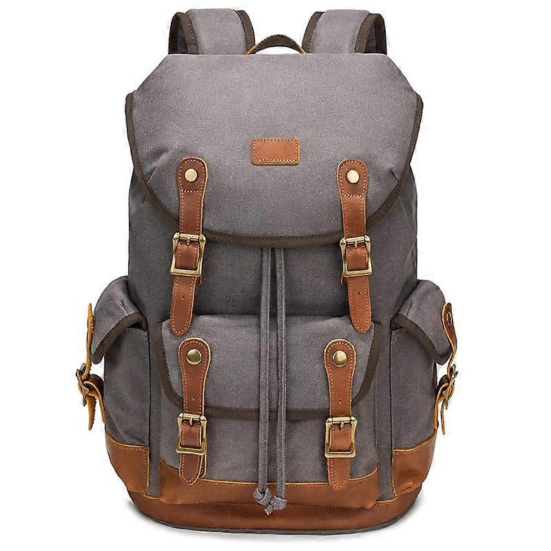 Retro Canvas Backpack Large Capacity Travel Computer Bag