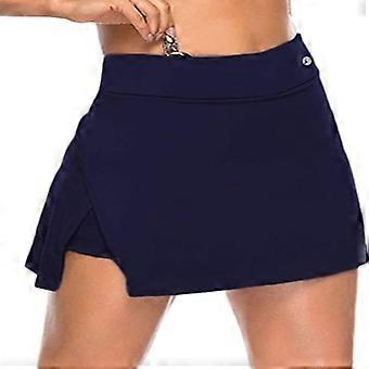 Saia de Golfe de Cintura Alta 2 em 1 com Design de Camada Dupla e Uso Confortável para Mulheres Ativas Rosa XL