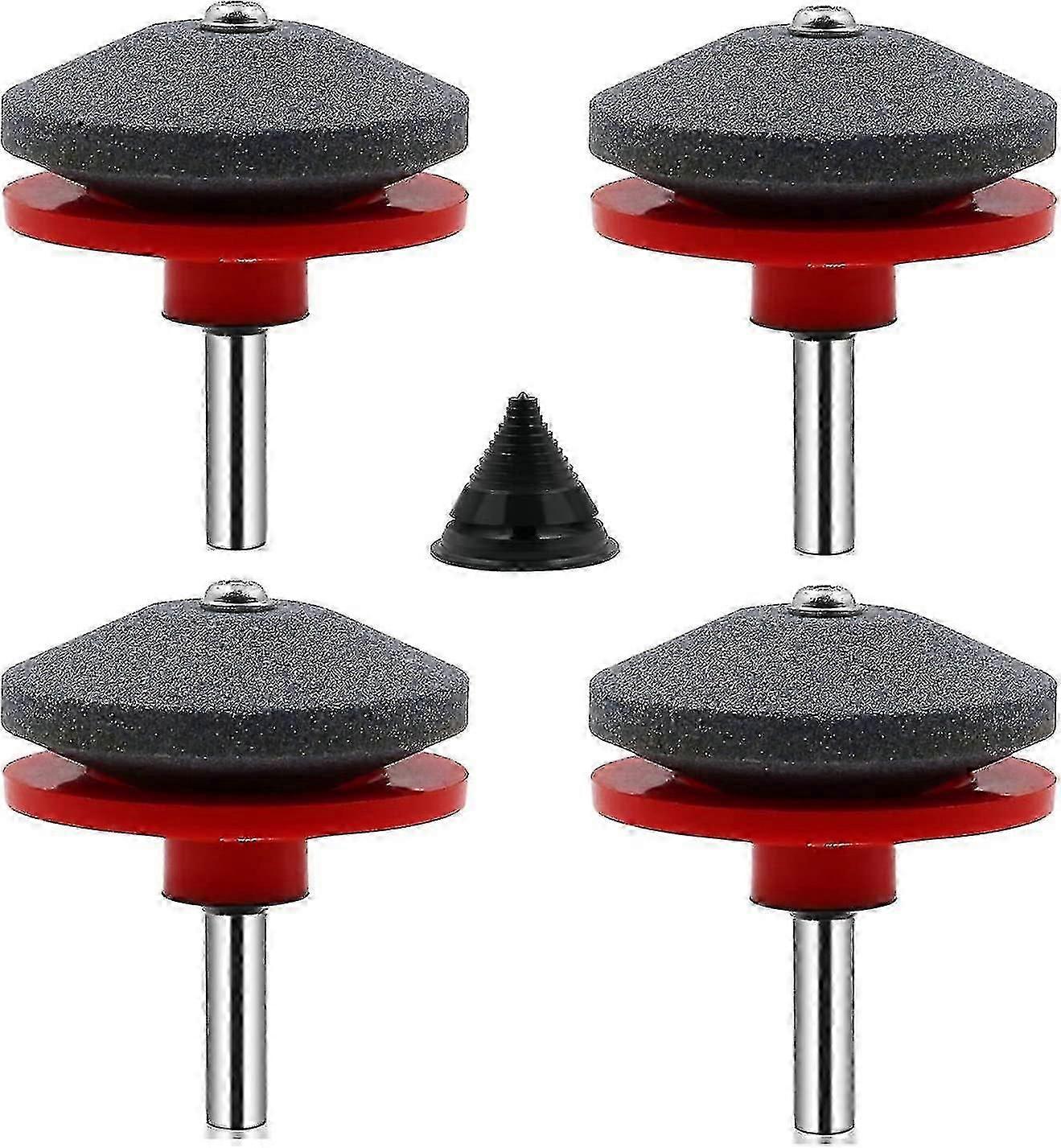 Universal Lawnmower Blade Sharpener Lawnmower Sharpener Lawnmower Accessories4 Pieces High Quality