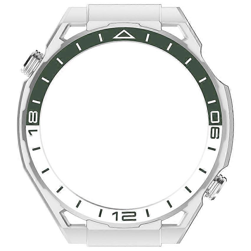 Watch Protective Case for HUAWEI Watch GT5pro 46MM (Silver Green)
