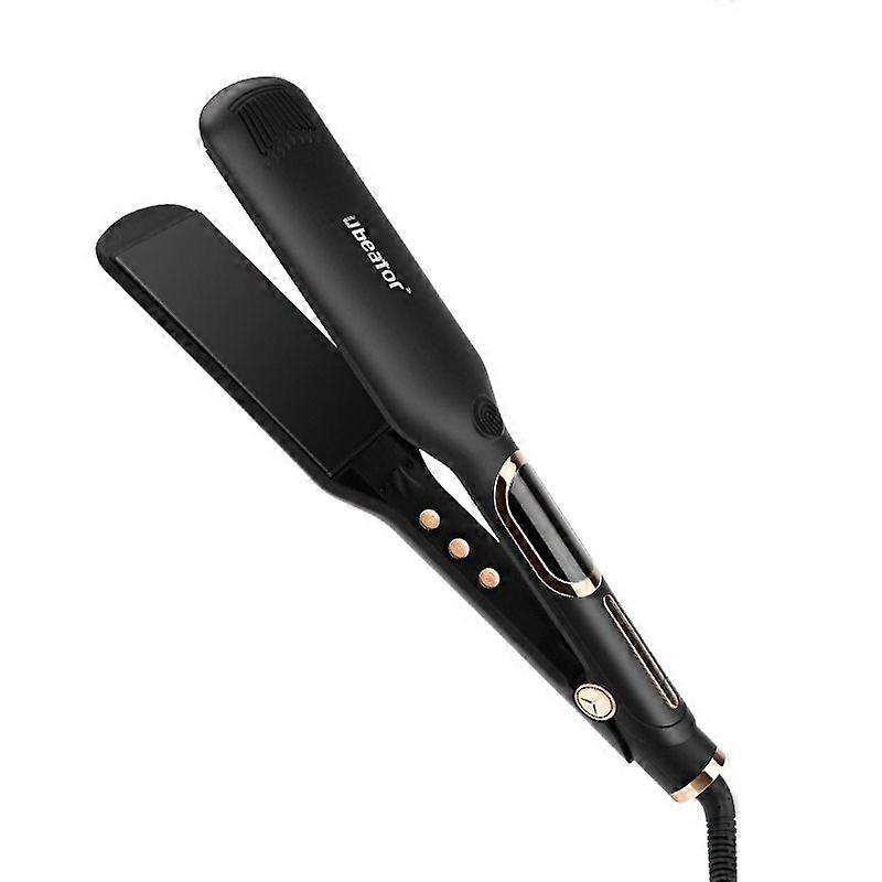 1-5cm Width 5 Sizes LCD Display Temp Adjustment Straight Curly Hair Styling Tool|Curved Flat Irons
