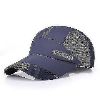 Casquettes de baseball de pêche de golf de course à pied, chapeau de parasol en maille Womennavy