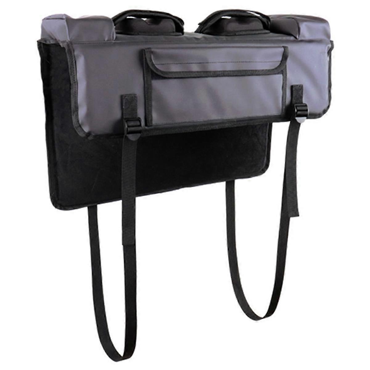 Pad Pad for Pickup Truck - Protection Pad Transports 2 Bikes with Bike Straps Tool Pocket