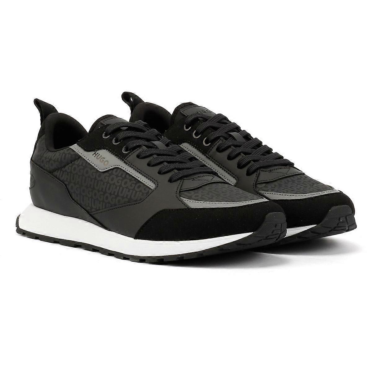 Hugo Icelin Runn Monogram Men's Black/White Trainers