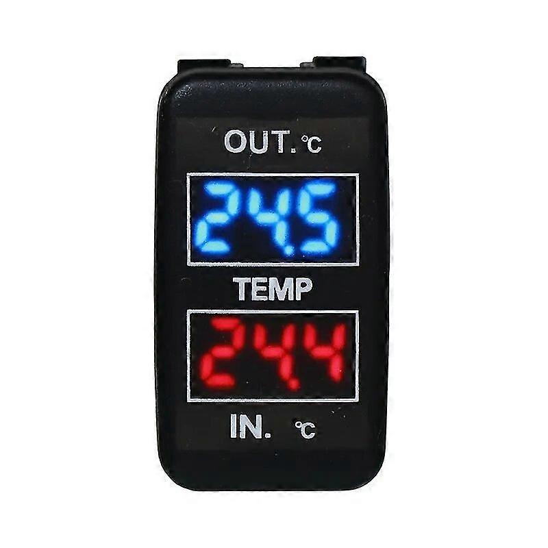 Dual Temperature Display Inside And Outside The Car Dual Temperature Sensor For Toyota Corolla Reiz Prado Prius