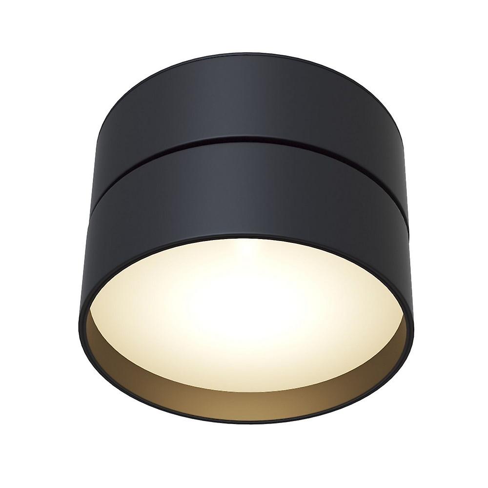 Onda Integrated LED Surface Mounted Ceiling Downlight Black