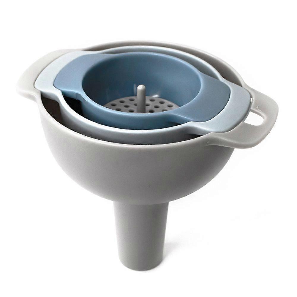 Four-in-one multi-function funnel suit kitchen household oil funnel