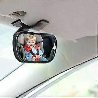 Car Mirror Interior Baby Mirrors 120-Degree Wide Angle Observing Mirror 360 Degrees Rotatable Auxiliary Observe Mirror