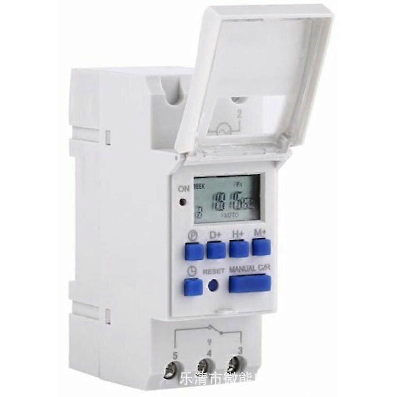 LCD Minuterie Programmateur horaire lectrique hebdomadaire Numrique Timer Interrupteur 15A(220V)