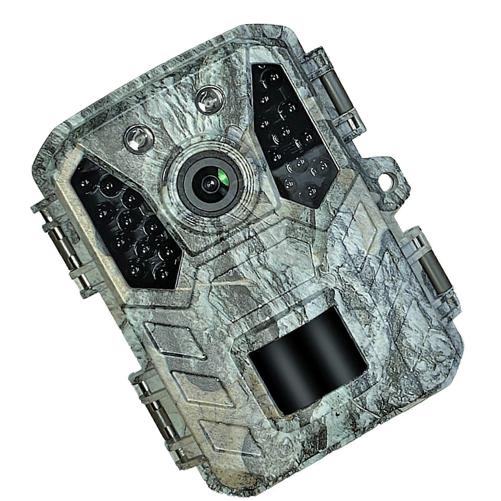 野生動物カメラ24MP1080Pナイトビジョンモーション活性化防水WiFiトレイルカム、狩猟およびペット監視用の1/3インチ1MP CMOSセンサー付き