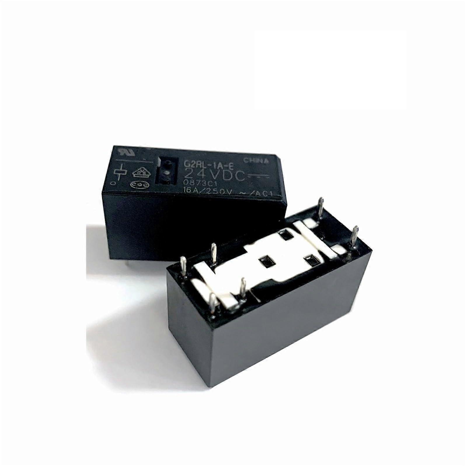 5pcs/Lot Power Relay G2RL1AE12VDC G2RL1AE24VDC 12V 24v A Set of Normally Open 6pin 16A electromagnetic Relay Quality(G2RL1AE24VDC)