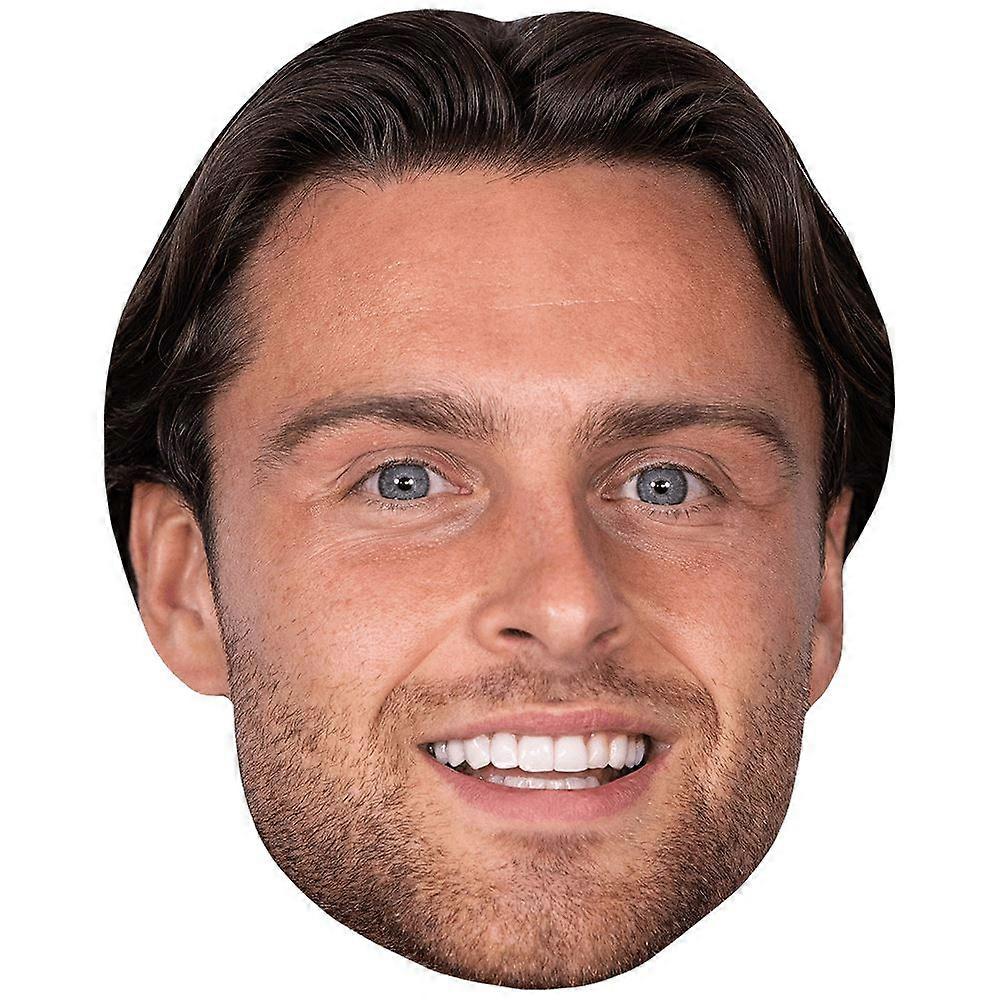 Casey O'Gorman (Stubble) Celebrity Mask, Flat Card Face