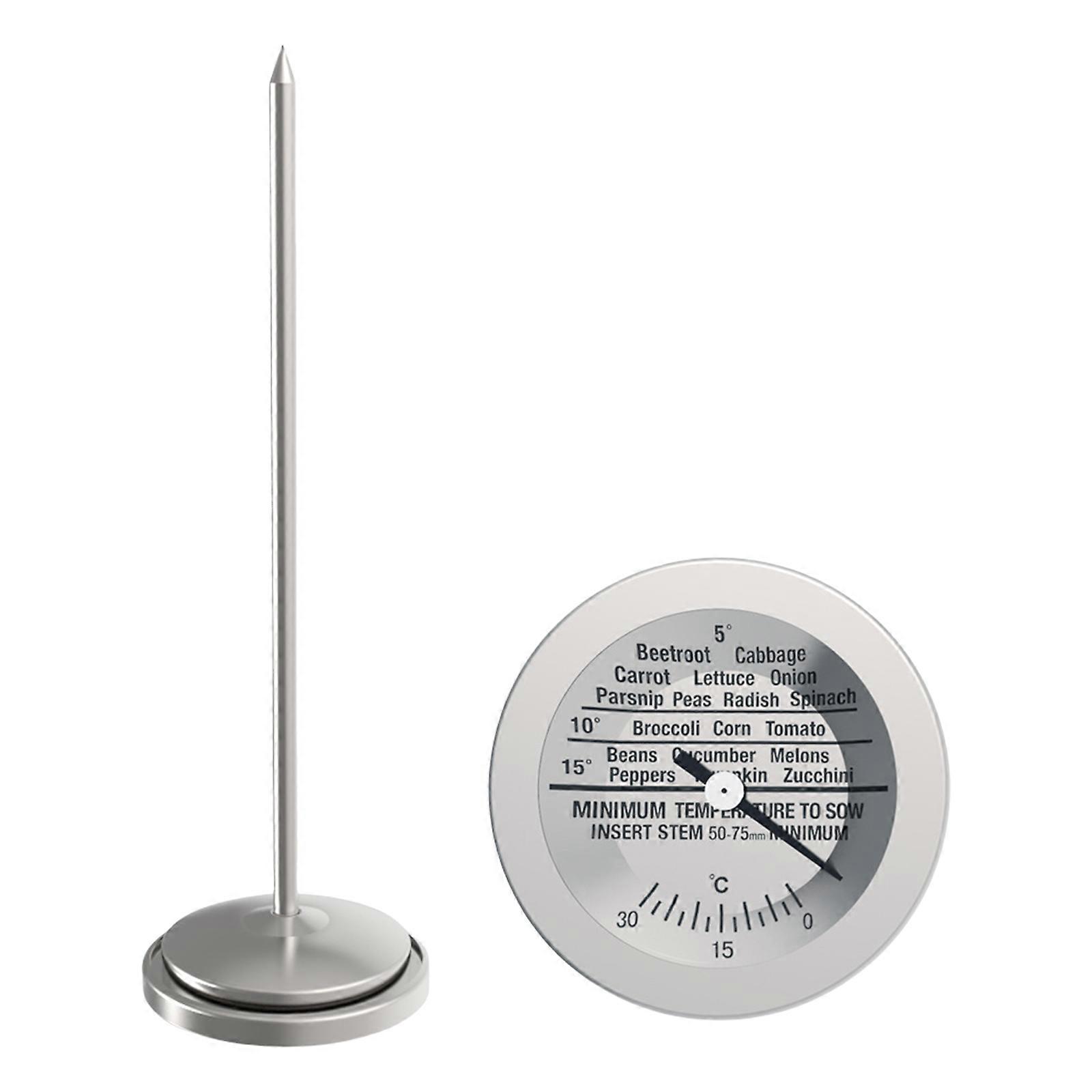 Soil Thermometers Temperature Monitors for Garden Accurate Compost Soil Tester Meter Fast Response Tester Long Probe