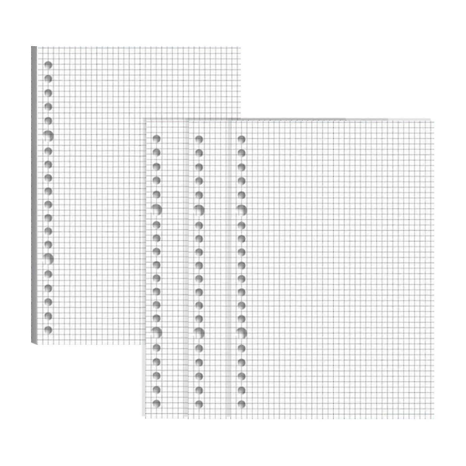 Refill Paper 60 Sheets Accessories Detachable Binder Paper for Binder-color: A5 Grid