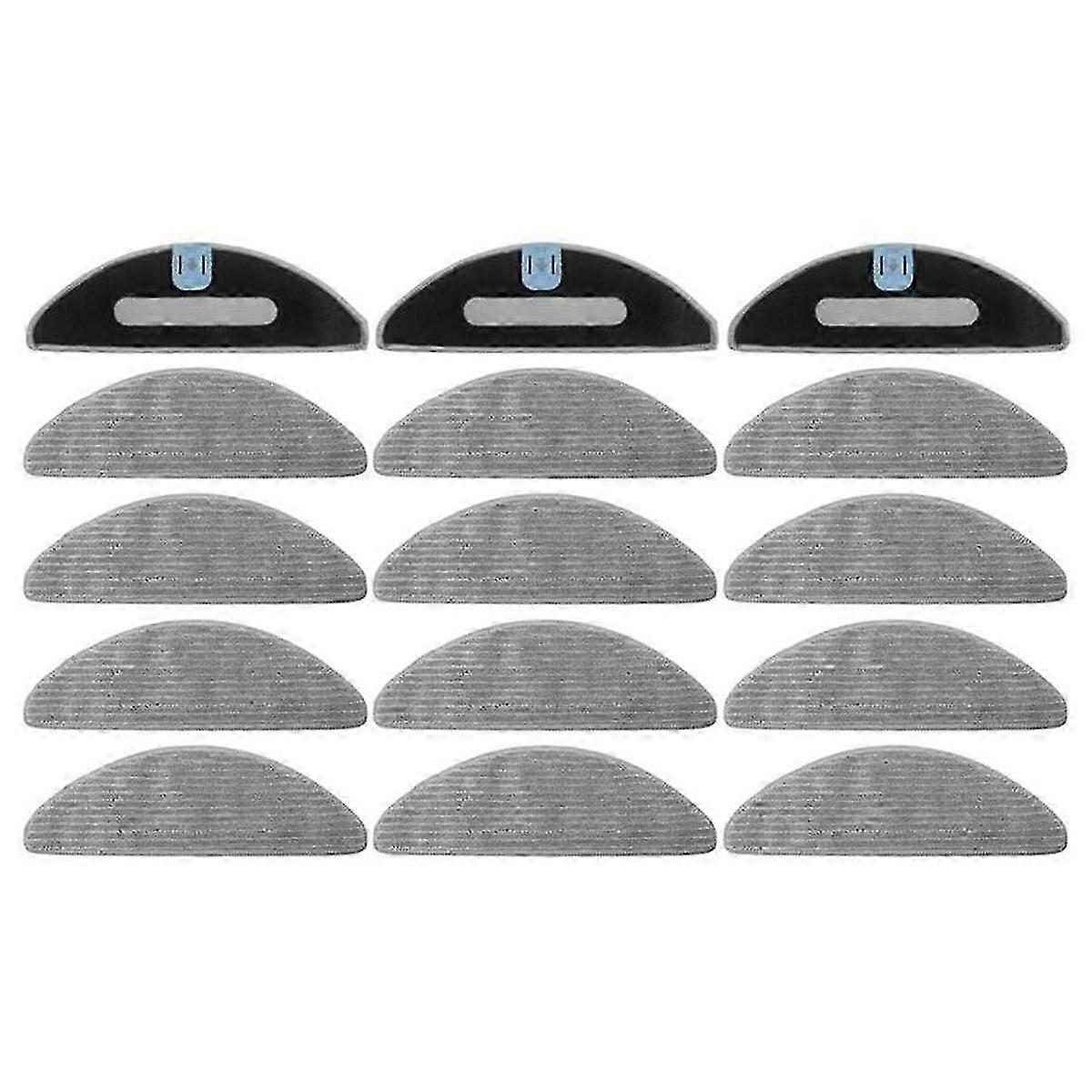 15PCS Washable Mop Pads for Combo I5/J5 Series Robot Vacuum, Reusable Microfiber Mopping Cloths