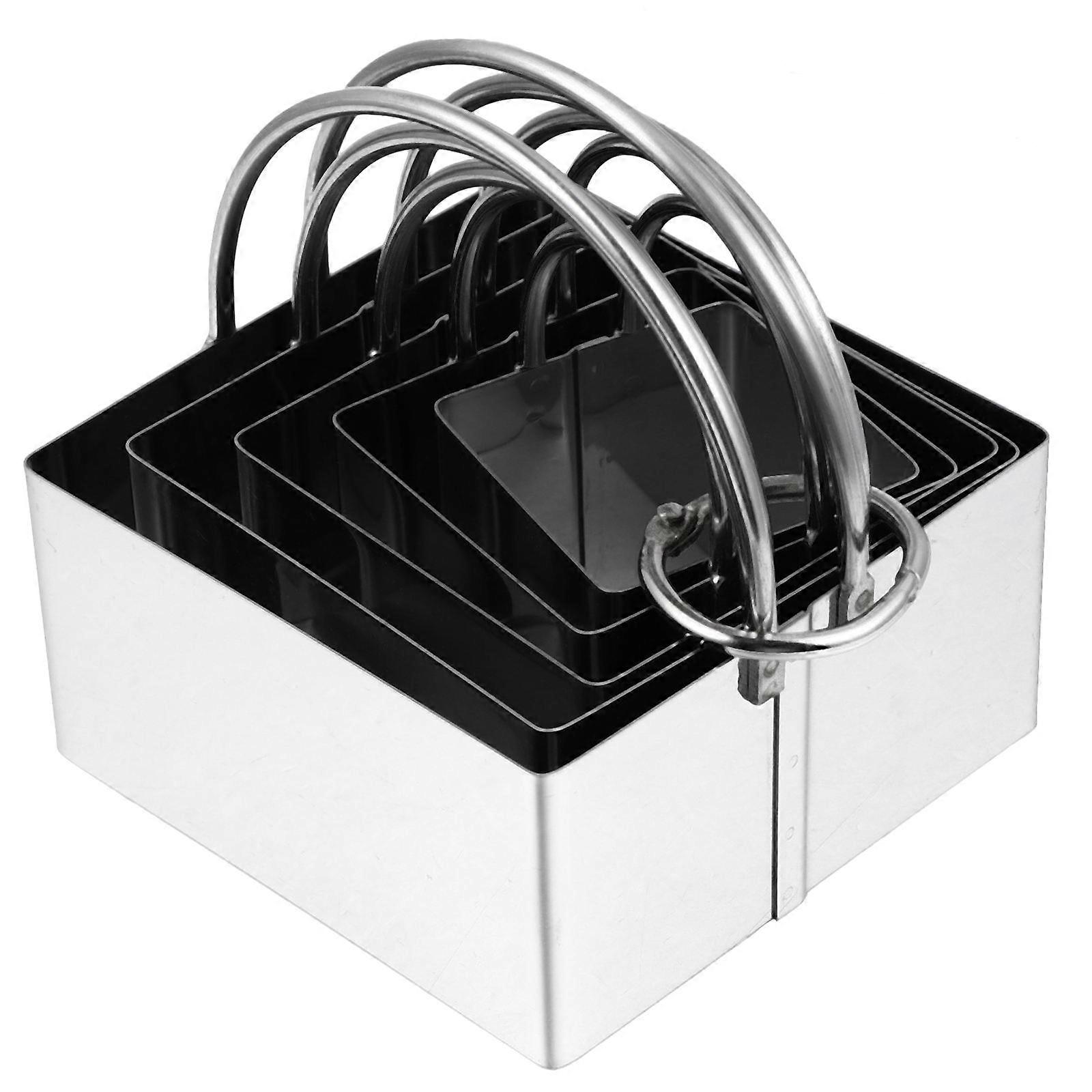 Home Baking Aids, Strong Biscuit Molds with Comfort Grip Handles and Precision Finish