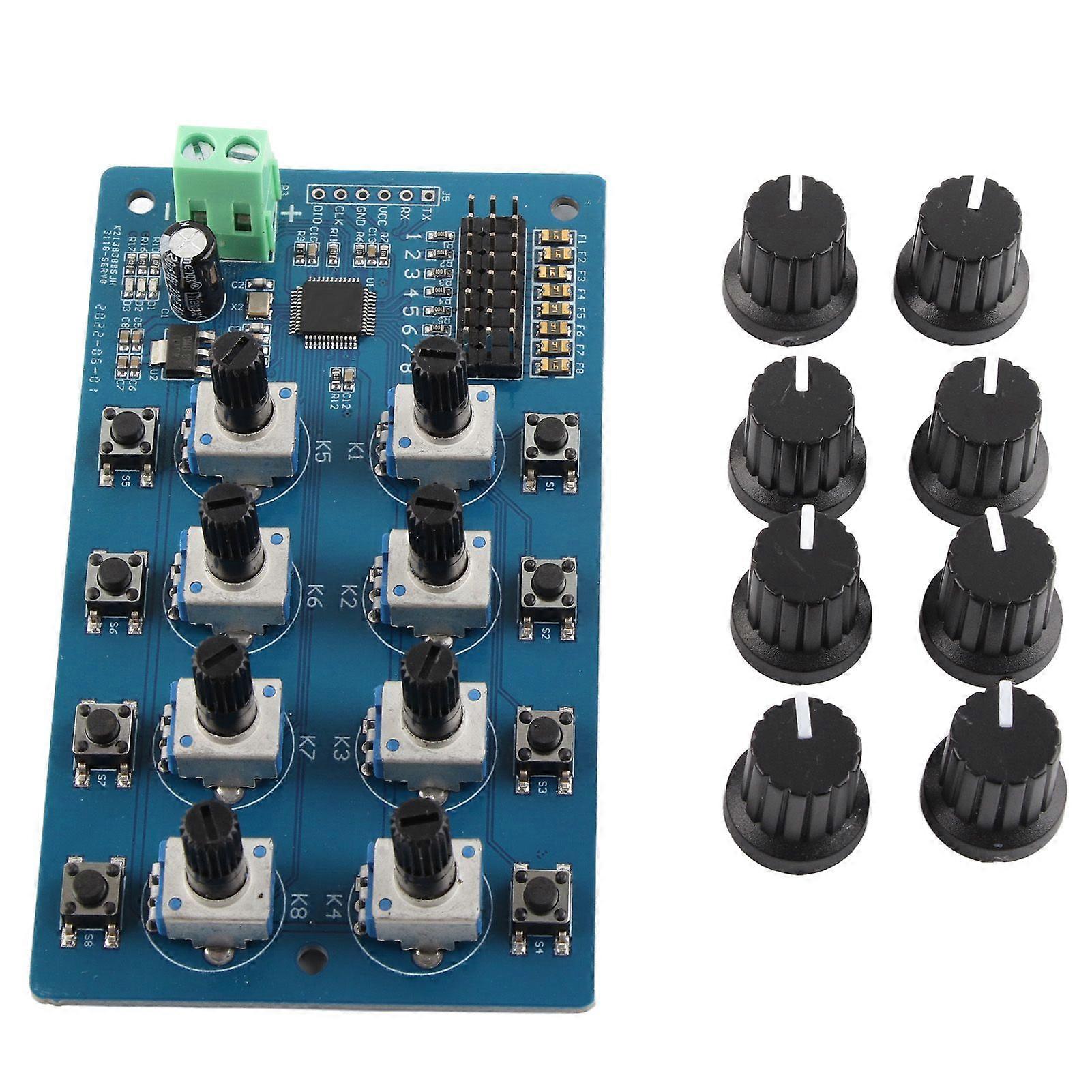 High quality  Eight-way servo controller debugging board futaba MG995 SG90 and