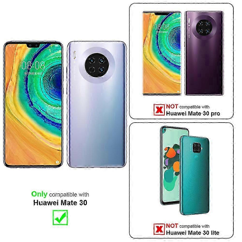 Protective Case for Smartphone with Floral Pattern and Card Slot, Suitable for Certain Brand Model MATE 30