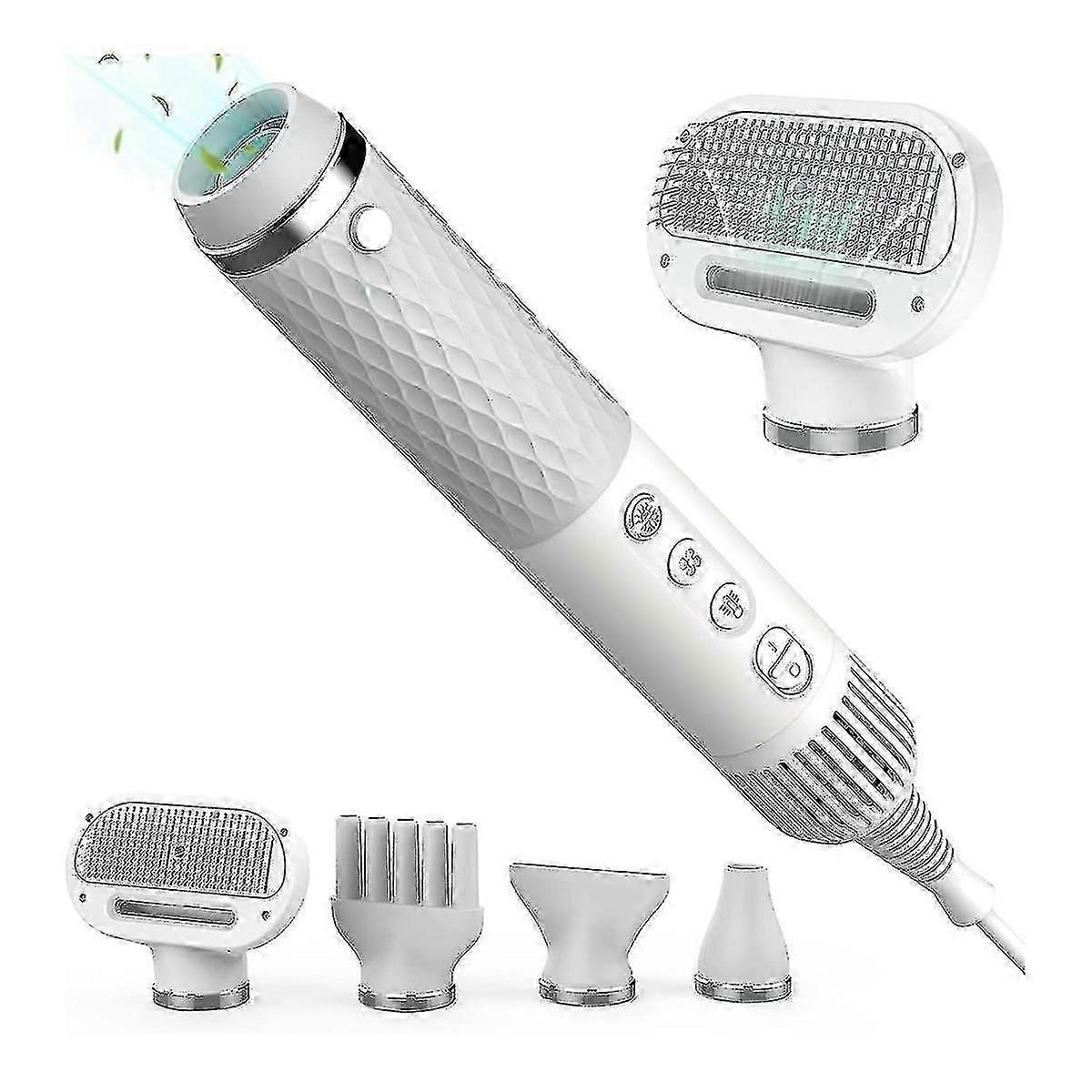 Dog Hair Dryer, 5 In 1 Handheld Dog Dryer With Temperature Adjustment, Pet Dog Blow Dryer For Home