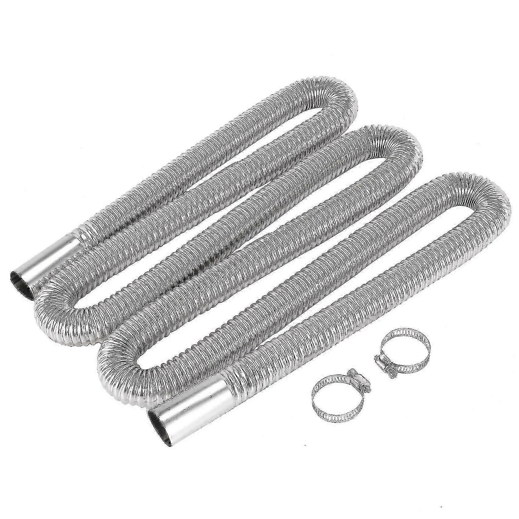 200cm車両エアパーキングヒーター排気管、2クランプ付き、燃料タンク、排気ホース、ディーゼル暖房システムに対応